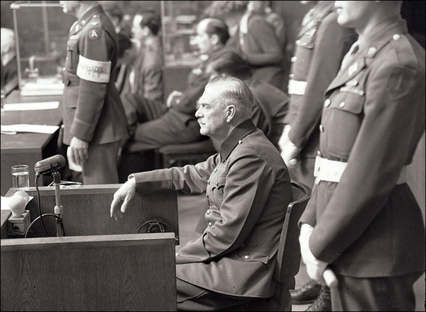 Фотографии с Нюрнбергского процесса.