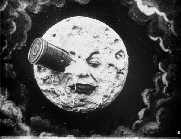 Постановка «Путешествие на Луну», 1902 год. Режиссёр: Жорж Мельес.