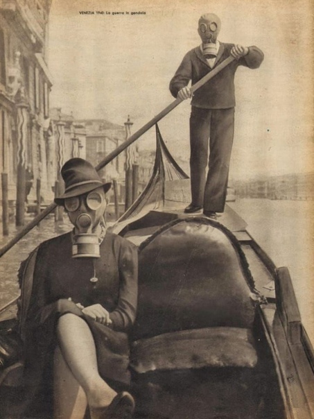 Фотография 1940 года. Венеция.