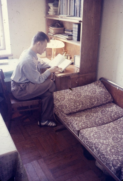 Серия фотографий о жизни в общежитии МГУ. 1964 год. Автор: американский учёный и фотограф Томас Тэйлор