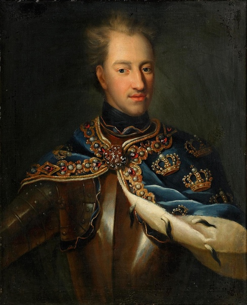 Король Швеции и его голова. Голова короля Швеции и способного полководца Карла XII (1682-1718) с дырой от смертельной пули, полученной при осаде крепости Фредрикстен в Норвегии. Это тот самый