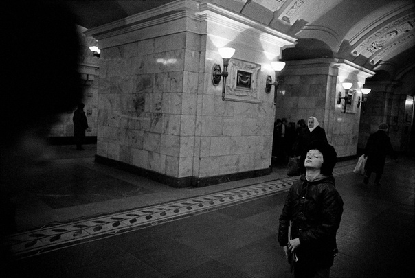 Фотографии московского метро 1988-1989 годов. Автор: Карл де Кейзер