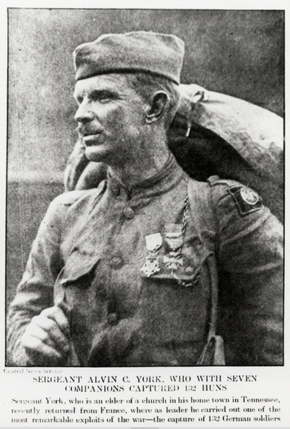 СЕРЖАНТ ЙОРК 8 октября 1918 года американский сержант Элвин Йорк совершил один из самых невероятных подвигов Первой мировой войны. Вспомним эту историю: от рождения самого героя и до