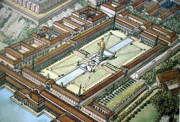 ЗОЛОТОЙ ДВОРЕЦ НЕРОНА Одним из символов древнего Рима являются руины некогда величественного дворца Нерона. Он имел название «Золотого», появился ранее Колизея, и по грандиозному плану