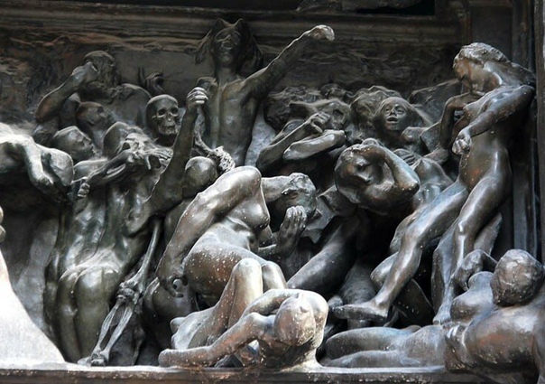 ВРАТА АДА. ОГЮСТ РОДЕН. «Врата Ада» величайшее произведение Родена, воплотившееся в материале уже после смерти своего создателя. Роден работал над ним полжизни, и многие известные скульптуры