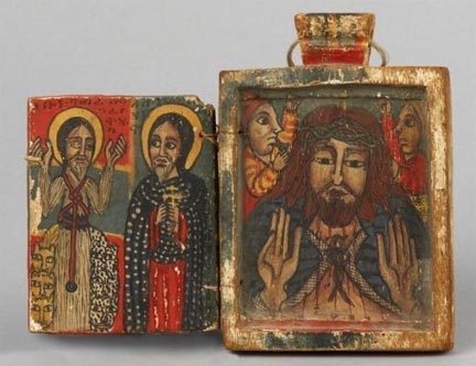 ЭФИОПСКИЕ ИКОНЫ В наше время около половины населения Эфиопии (около 40 млн.человек) исповедуют христианство (православие).Хотя история православия в Эфиопии не была такой уж