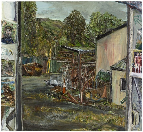 Передвижная студия Ника Миллера ( 1962 г.р. Ирландия) В 1997 году он преобразовал грузовик в передвижную мастерскую, что облегчило художнику работу над крупномасштабными картинами и рисунками в