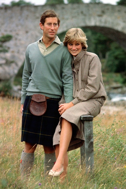 Фотосессия в Шотландии Принца Чарльза и Принцессы Дианы. 